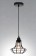 Loft工業風復古鐵網單燈吊燈-LS-7055-2