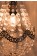 電鍍古銅鐵花邊透明壓克力珠吊燈-BNL00024 