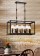 Loft工業風箱型燭台麻繩吊燈-LS-7095-1
