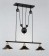 Loft工業風滑輪吊燈-LS-7114-1