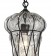 美式復古鐵架玻璃罩直筒吊燈