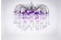 鍍鉻噴泉支架紫色壓克力珠吊燈-BNL00041 