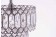 鍍鉻銀鐵花邊透明壓克立吊燈-BNL00056 