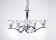 白鉻5燈水晶罩吊燈-BNL00091 
