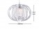 鍍鉻圓形透明壓克力珠吊燈-BNL00046 