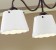 鄉村風陶瓷白色燈罩3燈吊燈