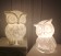白色透光陶瓷貓頭鷹造型桌燈(大)-療癒系