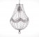 鍍鉻銀鐵花邊透明壓克力珠吊燈-BNL00023 
